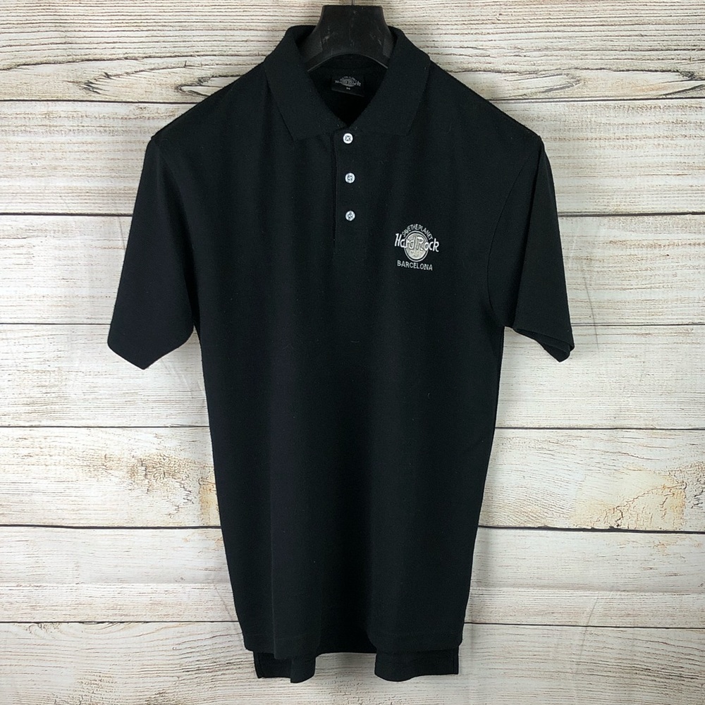 Hard Rock Cafe, Polo Shirt Barcelona, Men’s Medium